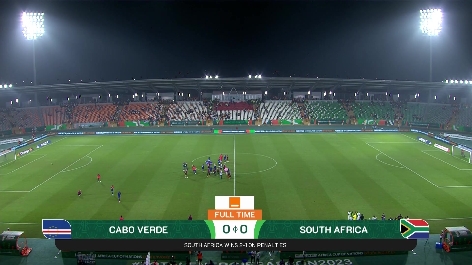 【集锦】非洲杯-南非点球2-1淘汰佛得角 半决赛将战尼日利亚